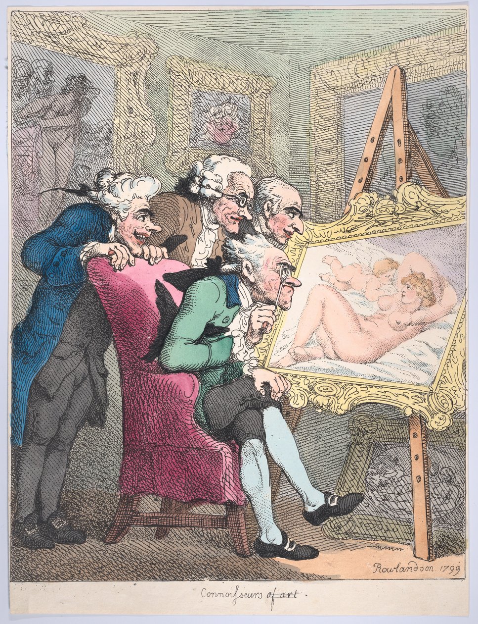 Connoisseurs, 20 juni 1799., 20 juni 1799. av Thomas Rowlandson