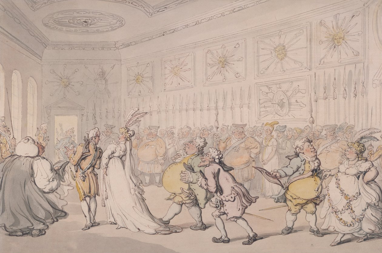 Hovmän som passerar genom vaktkammaren, St James
