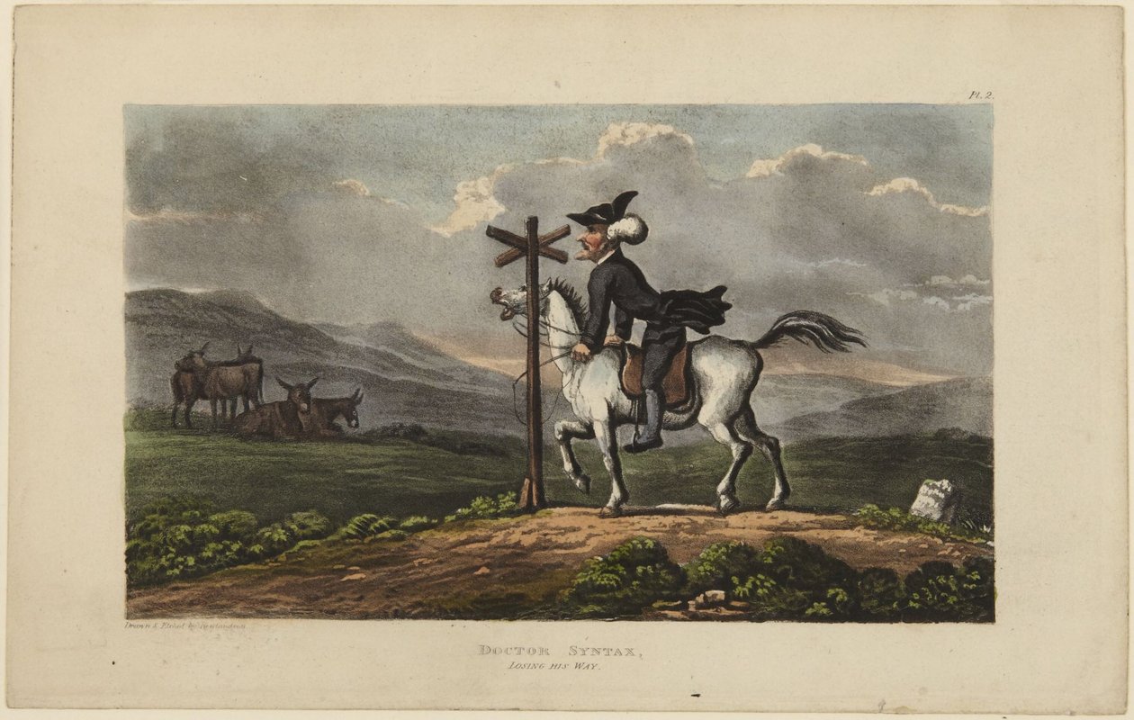 Doktor Syntax går vilse av Thomas Rowlandson