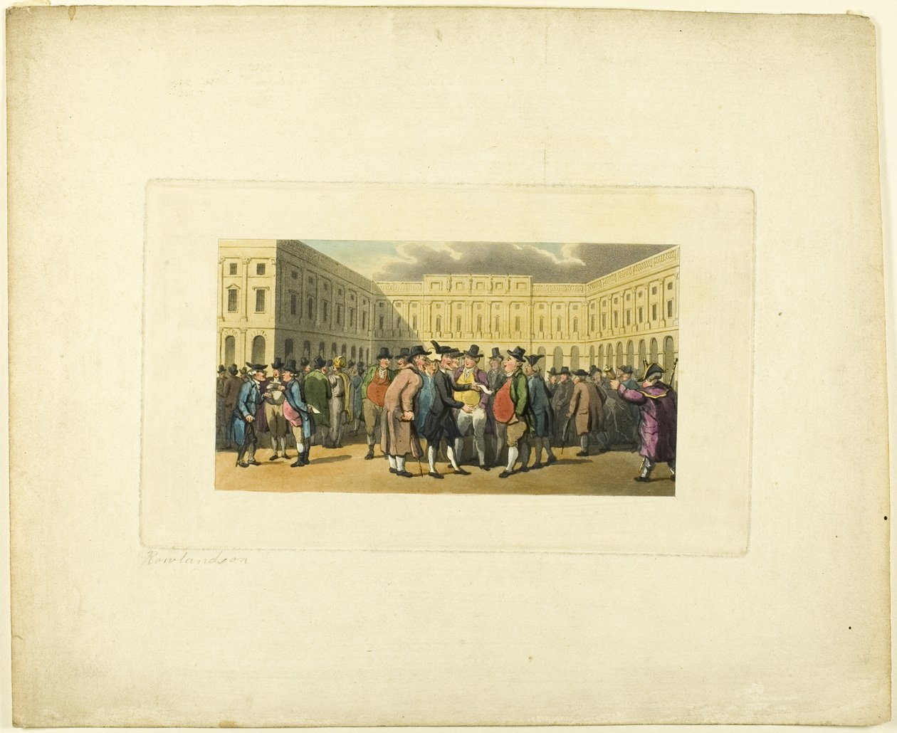 Doctor Syntax at Liverpool, från The Tour of Doctor Syntax av Thomas Rowlandson