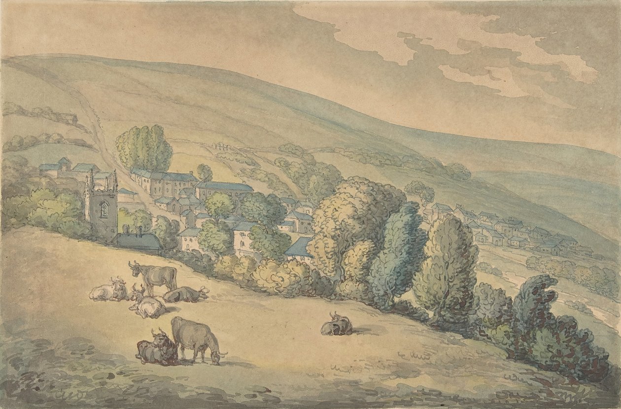 Downlands, Sussex, 1780-1827. av Thomas Rowlandson