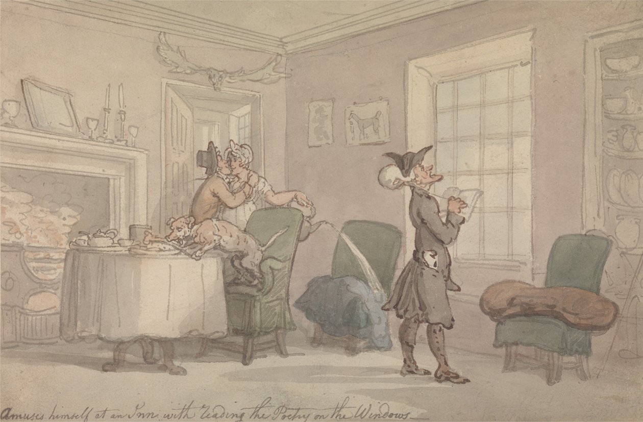 Dr. Syntax – En hyllning till fönstrets kvickhet av Thomas Rowlandson