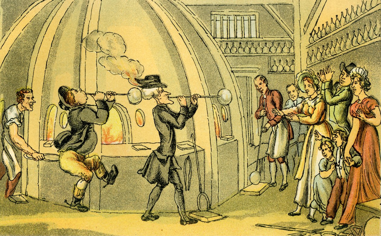 "Dr Syntax i glashuset" av Thomas Rowlandson