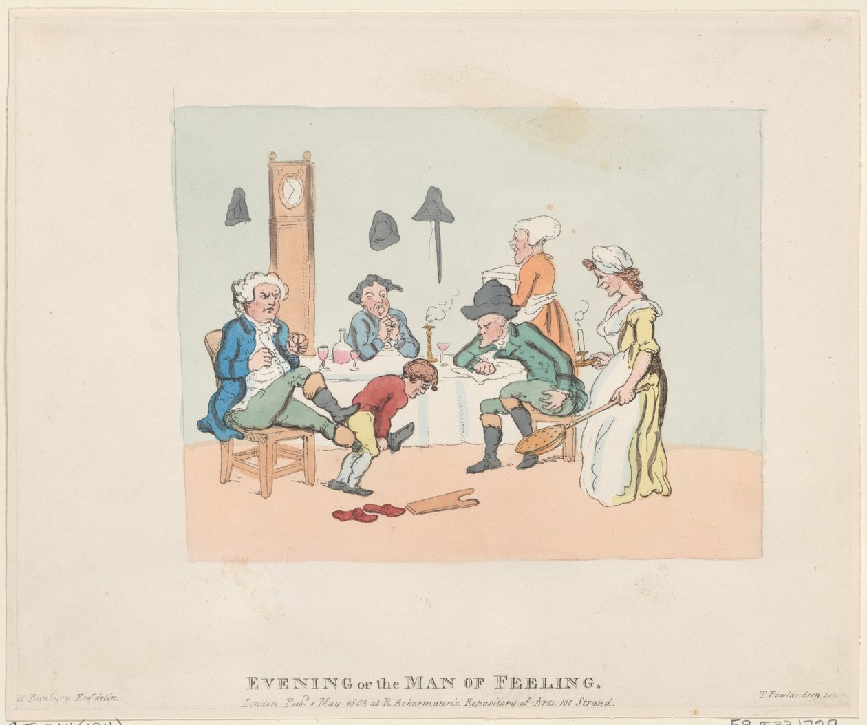 Kväll, eller Känslans man, 1 maj 1803., 1 maj 1803. av Thomas Rowlandson