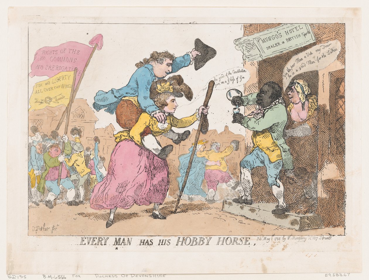 Varje man har sin hobbyhäst, 1 maj 1784, 1 maj 1784. av Thomas Rowlandson