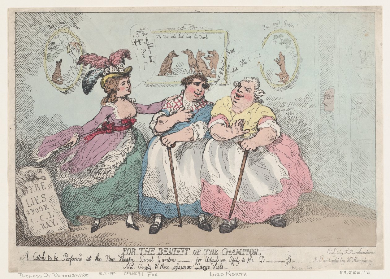 Till förmån för mästaren, 20 maj 1784, 20 maj 1784. av Thomas Rowlandson