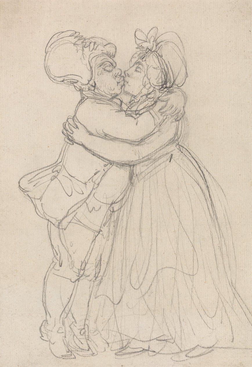 Förlåtande älskare av Thomas Rowlandson