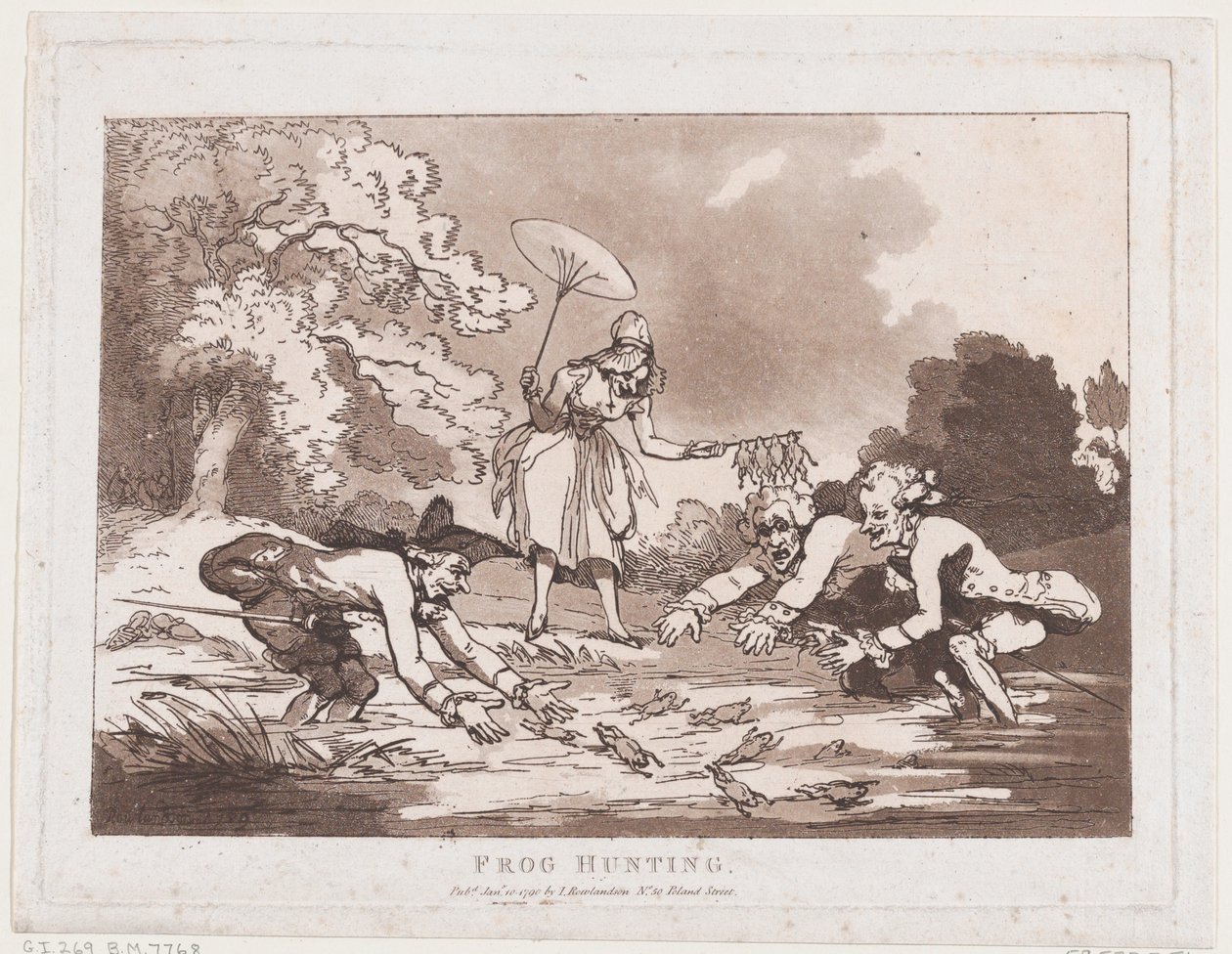 Grodjakt av Thomas Rowlandson