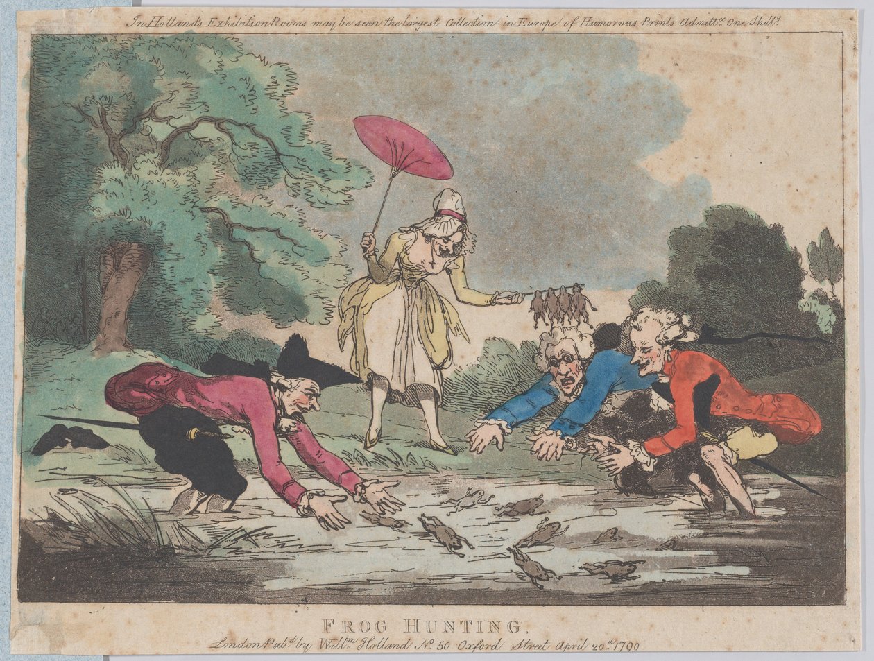 Grodjakt, 20 april 1790., 20 april 1790. av Thomas Rowlandson