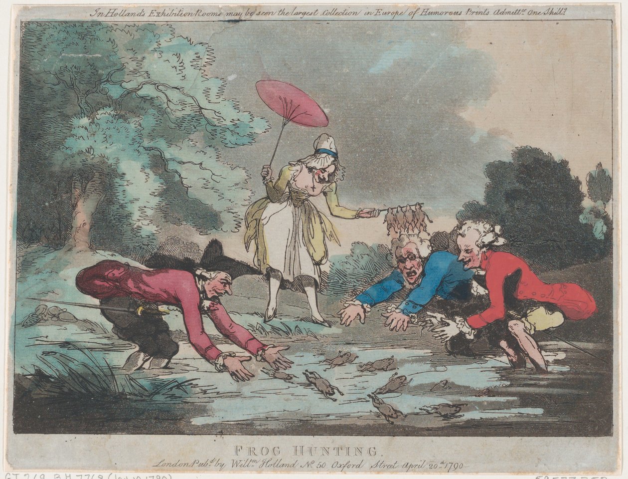 Grodjakt, 20 april 1790., 20 april 1790. av Thomas Rowlandson
