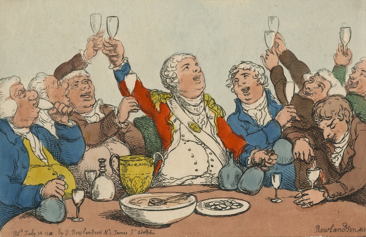 Glödande maskar av Thomas Rowlandson