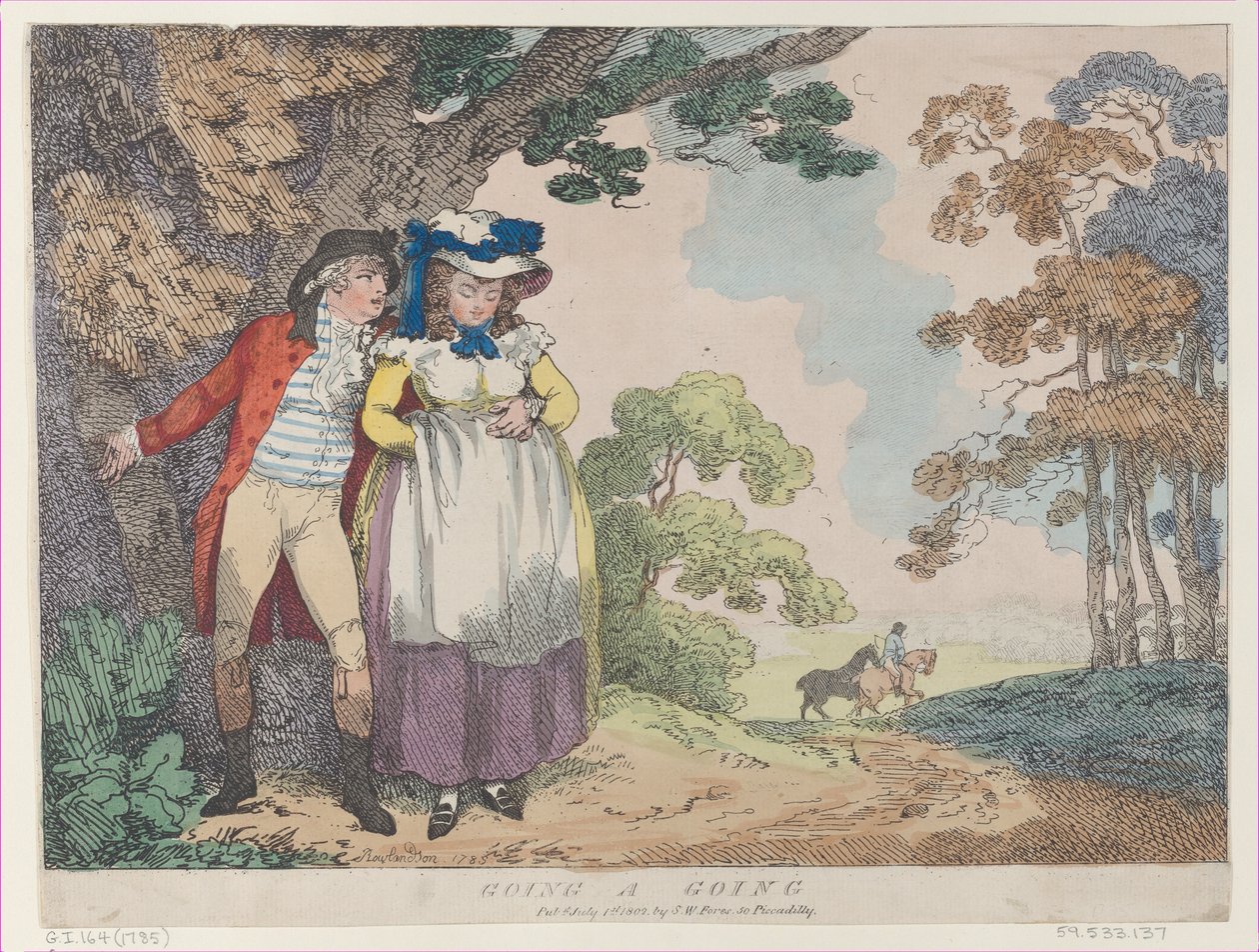 Going, A-Going, [1785], återutgiven 1 juli 1802., [1785], återutgiven 1 juli 1802. av Thomas Rowlandson