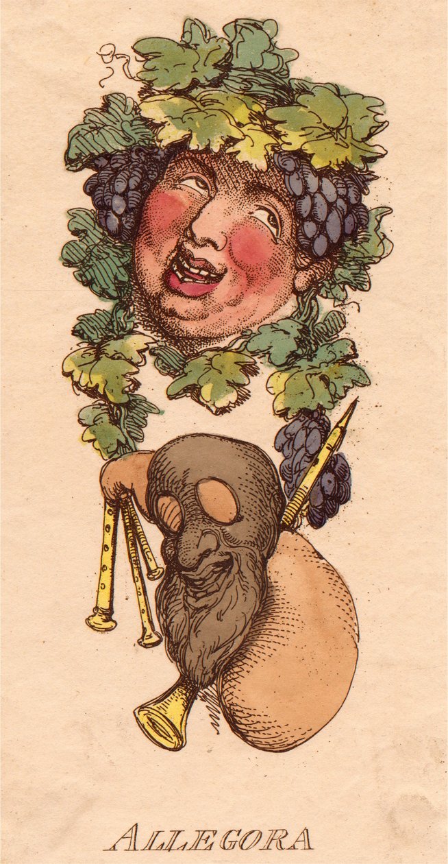Chefer: Allegora av Thomas Rowlandson
