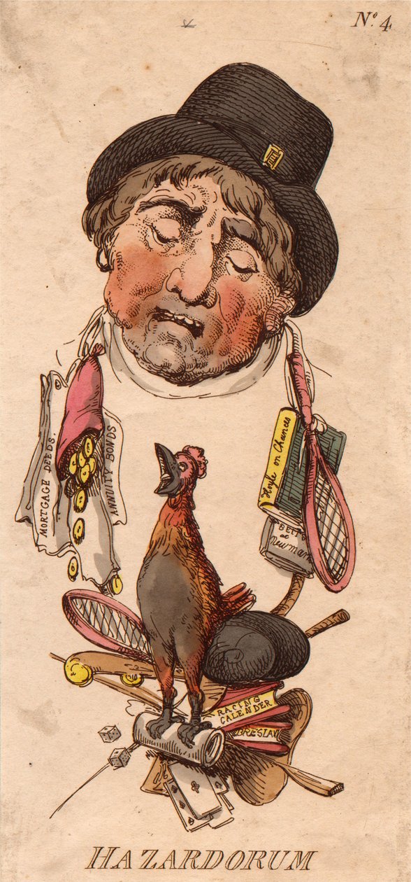 Rubriker: Hazardorum av Thomas Rowlandson
