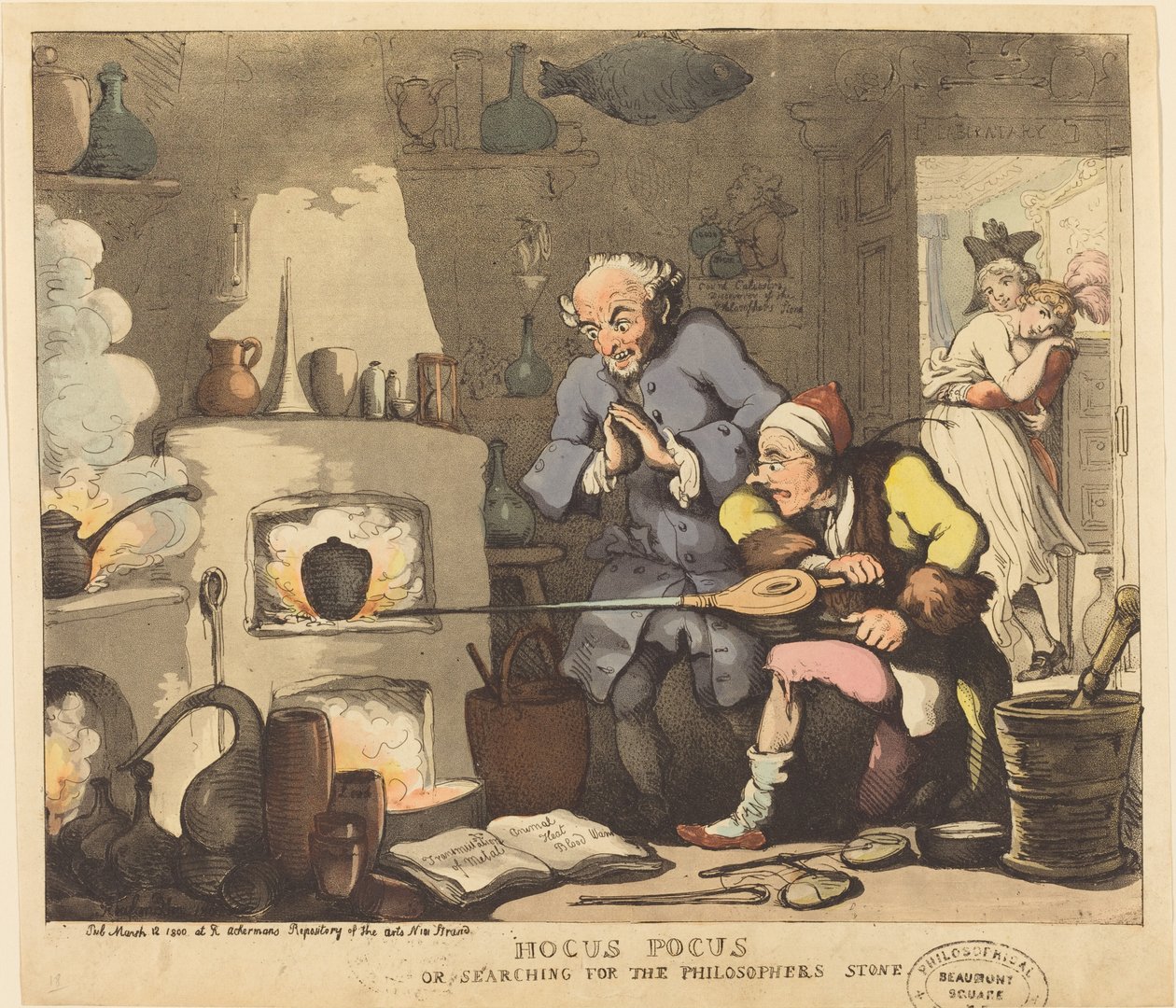 Hokus pokus, eller att söka efter de vises sten av Thomas Rowlandson