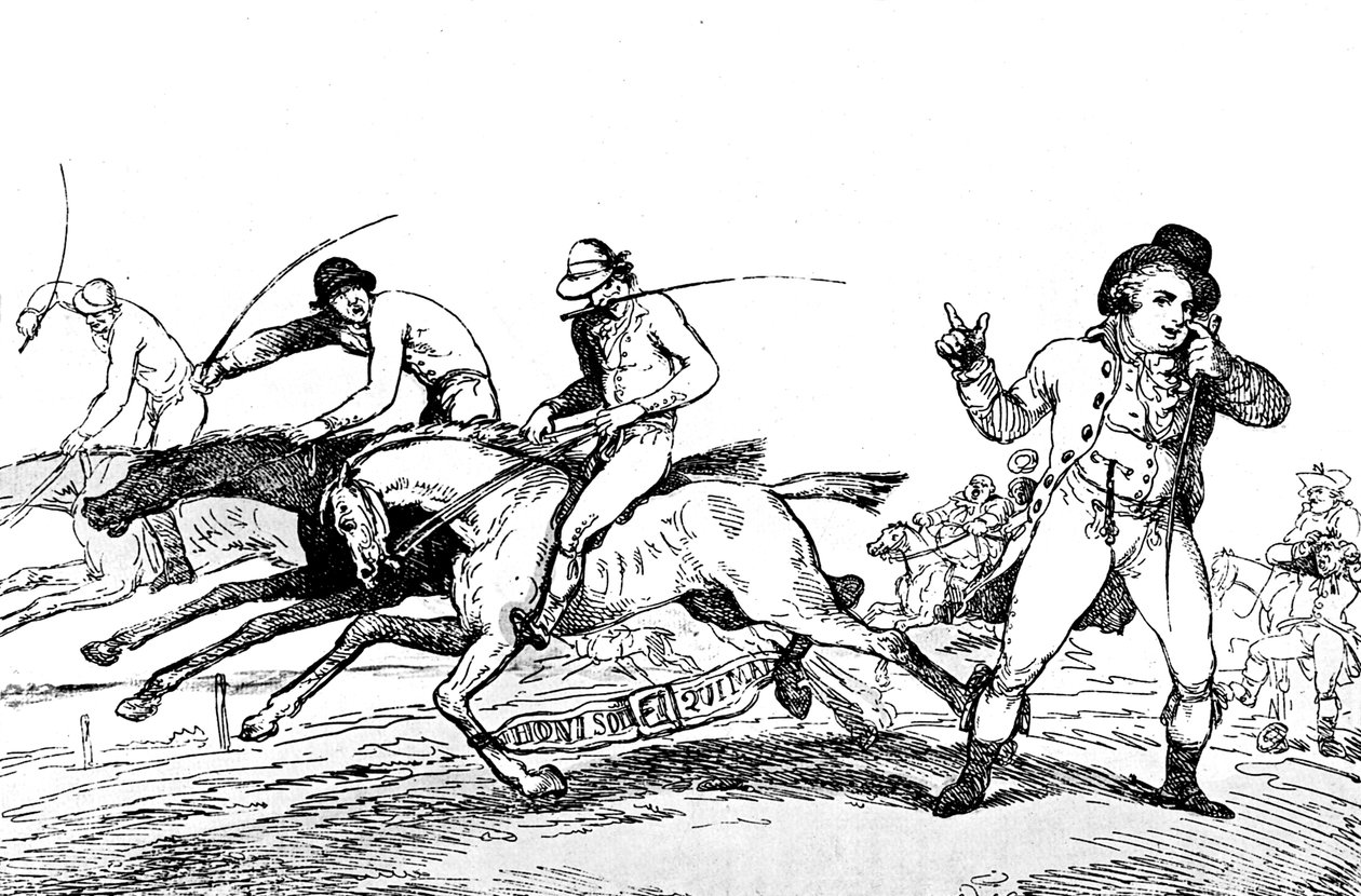 Hur man undkommer att vinna, 1791 av Thomas Rowlandson