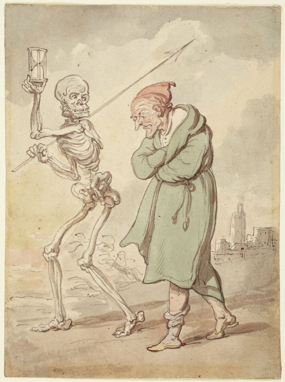 Illustration till ”Dödsdansen” av Thomas Rowlandson