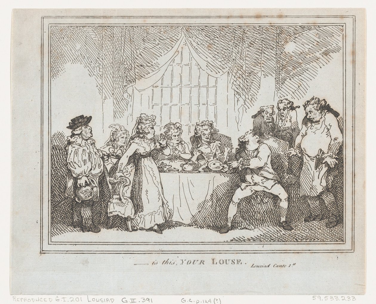 Är detta din lus, 1787, 1787. av Thomas Rowlandson