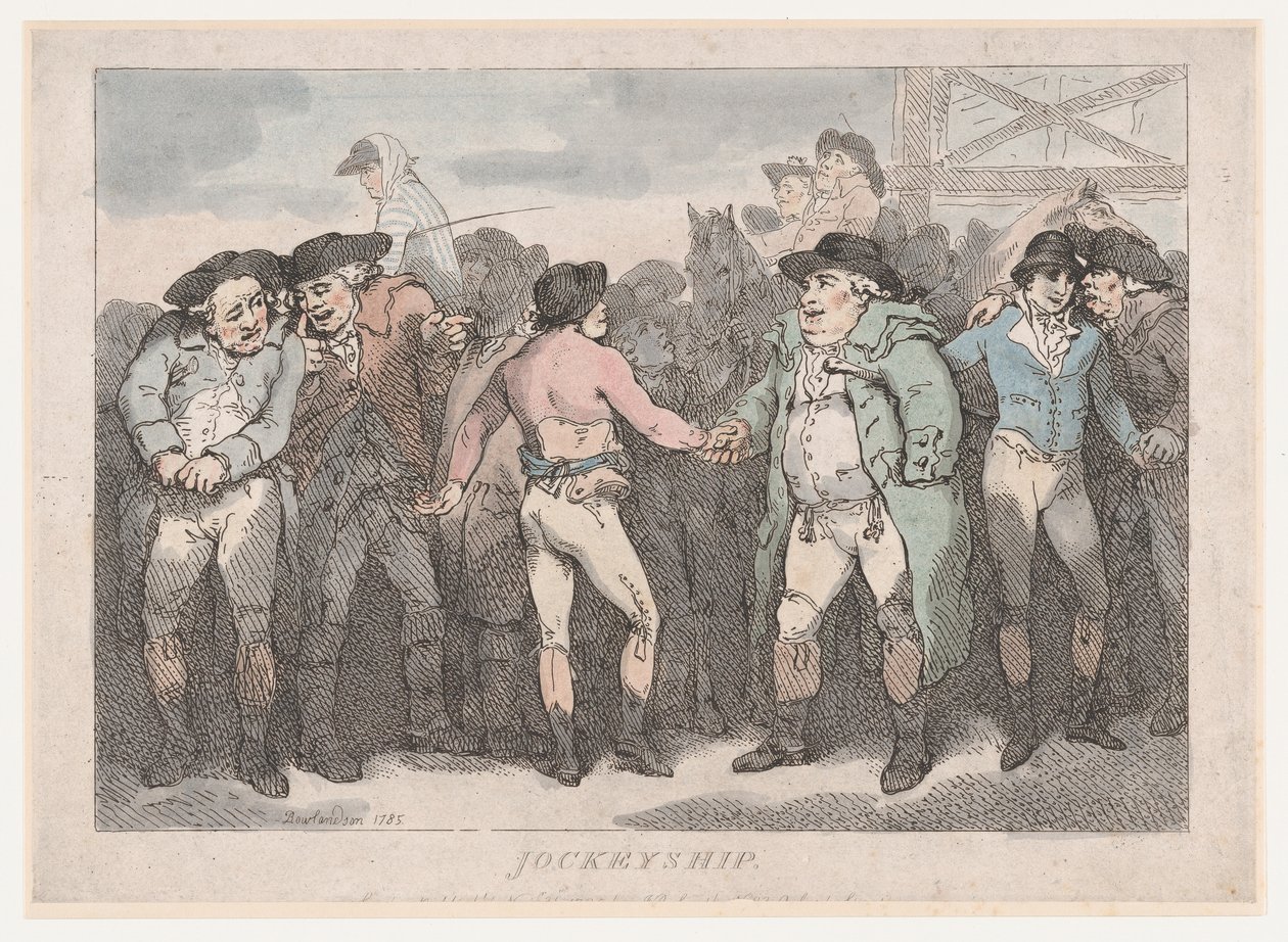 Jockeyship, 31 november 1785., 31 november 1785. av Thomas Rowlandson