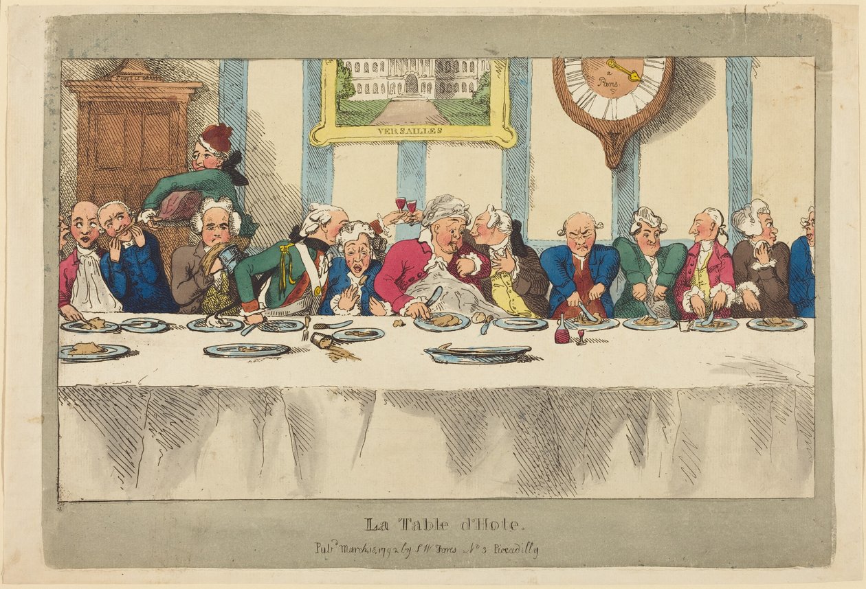 Dagens rätt av Thomas Rowlandson