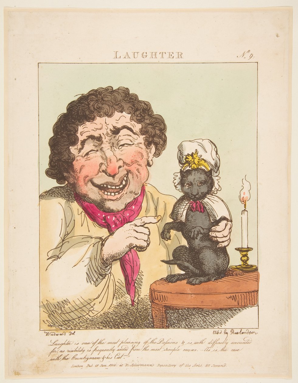 Skratt, 21 januari 1800. av Thomas Rowlandson