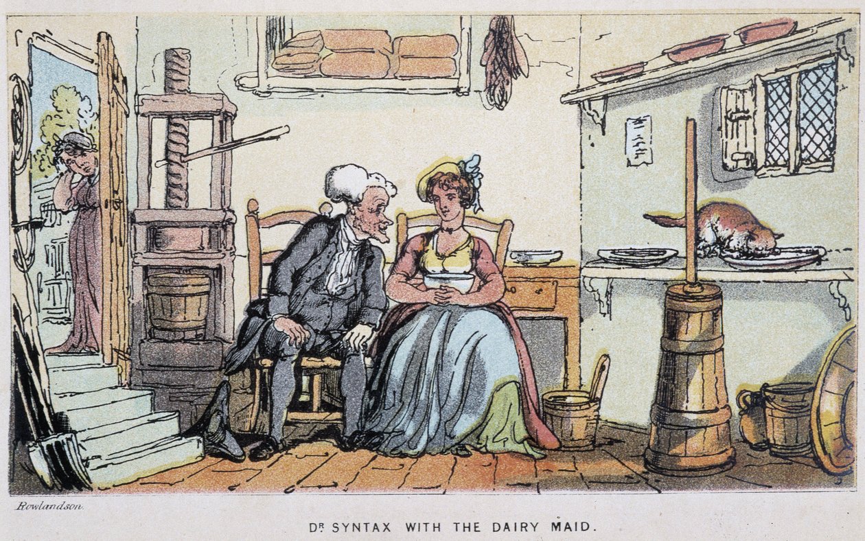 Le docteur avec une servante - i "" Doctor Syntax