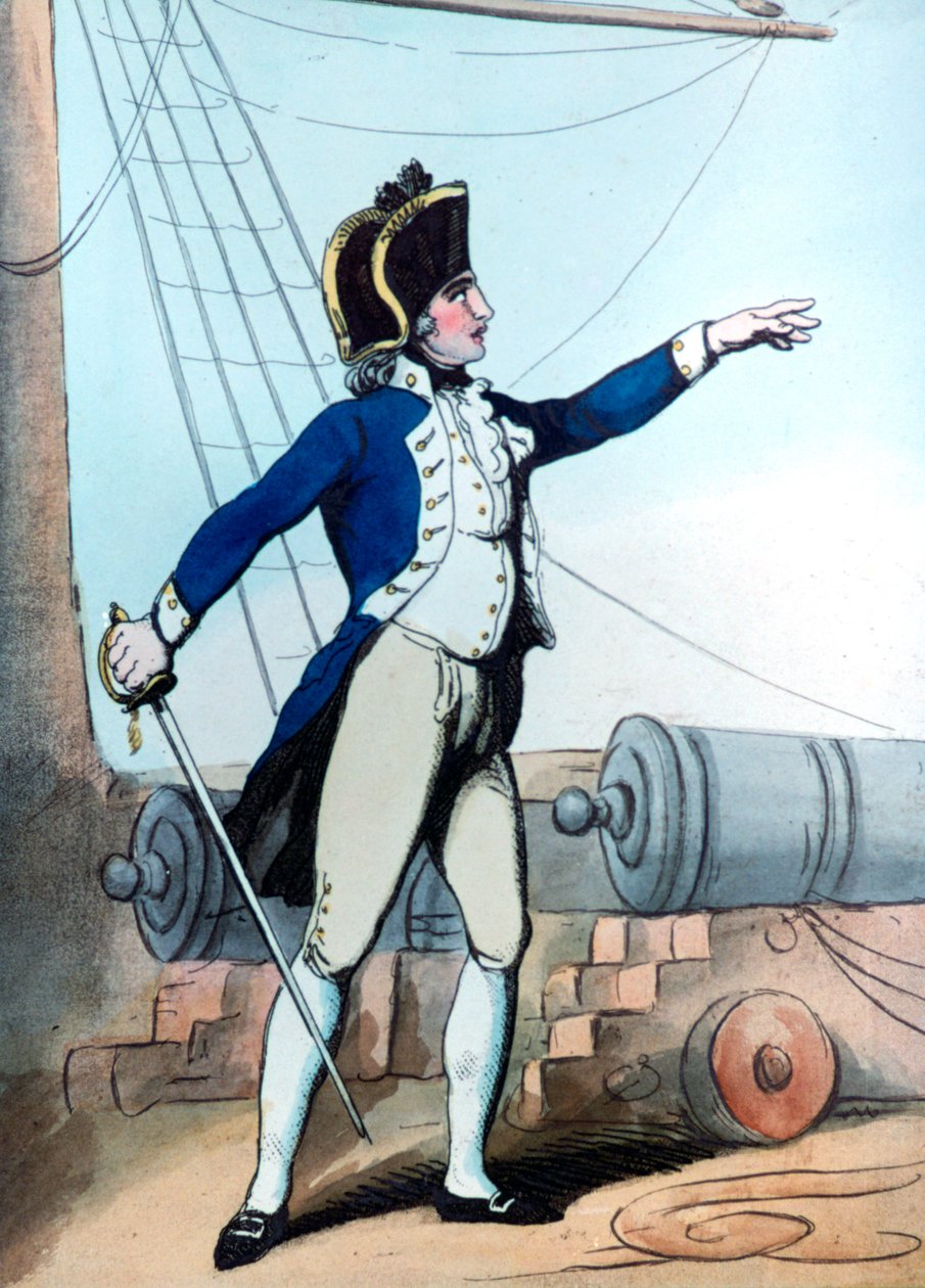 Löjtnant, 1799 av Thomas Rowlandson