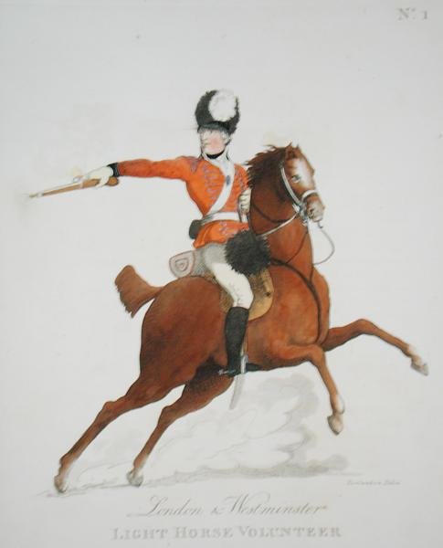 London and Westminster Light Horse Volunteer, skylt 1 från 