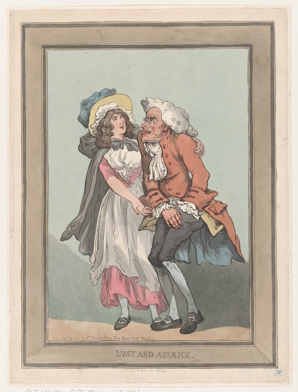 Lust och girighet, 29 november 1788., 29 november 1788. av Thomas Rowlandson