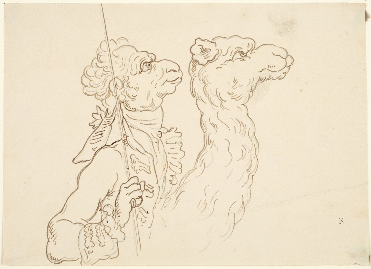 Människan och kamelen av Thomas Rowlandson