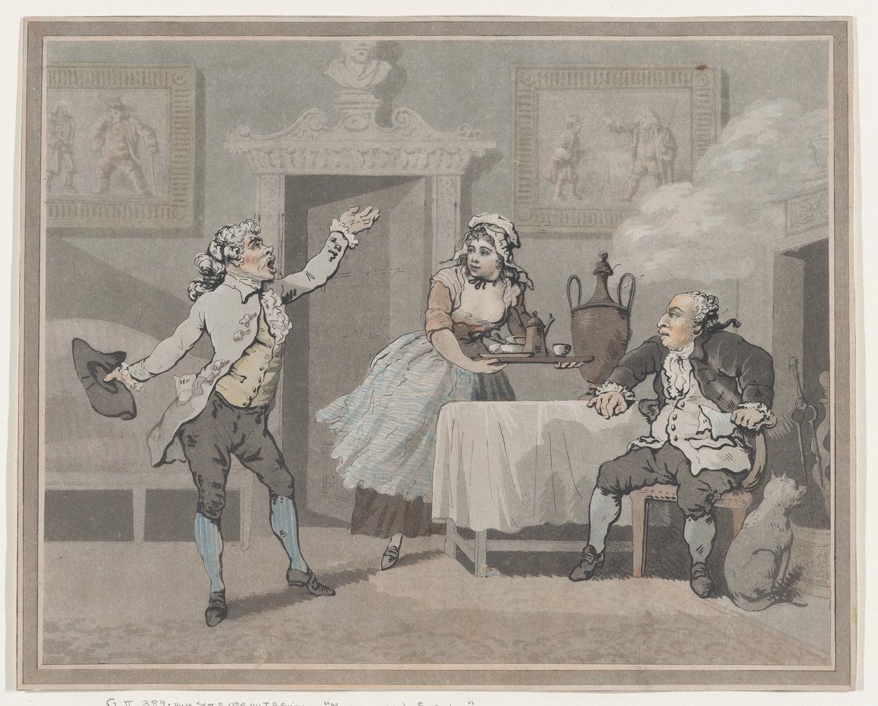 Manager & Spouter, 1 juli 1802., 1 juli 1802. av Thomas Rowlandson