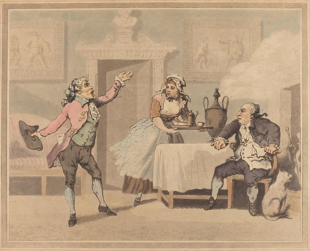Manager och Spouter av Thomas Rowlandson