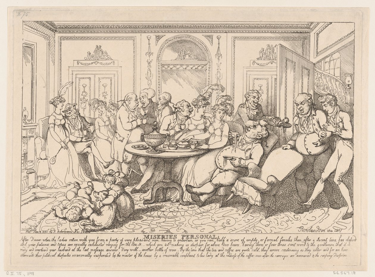 Miseries Personal, 12 juni 1807., 12 juni 1807. av Thomas Rowlandson