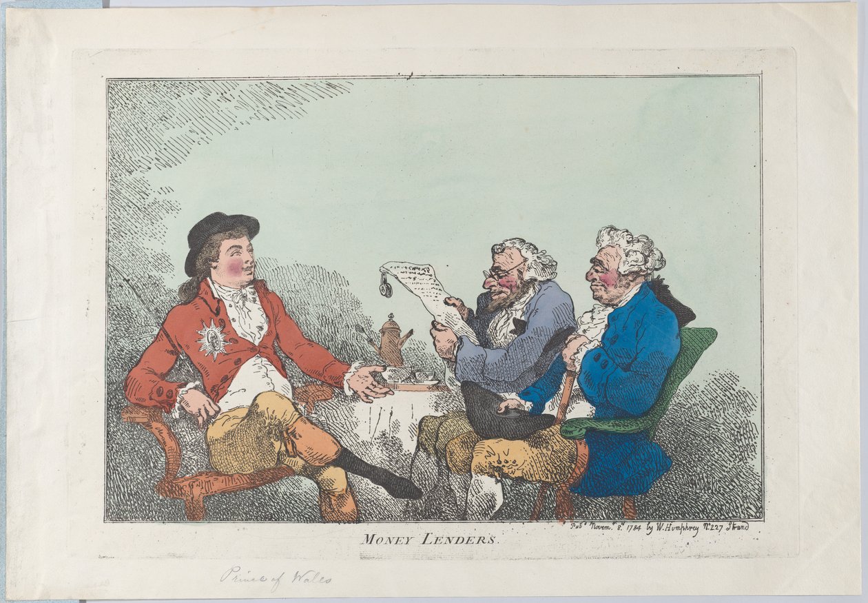 Penninglångivare, 8 november 1784., 8 november 1784. av Thomas Rowlandson