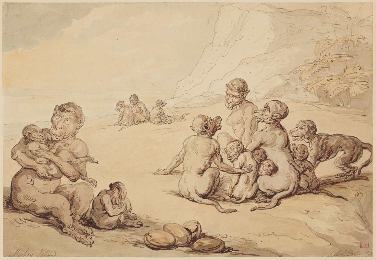 Apön av Thomas Rowlandson