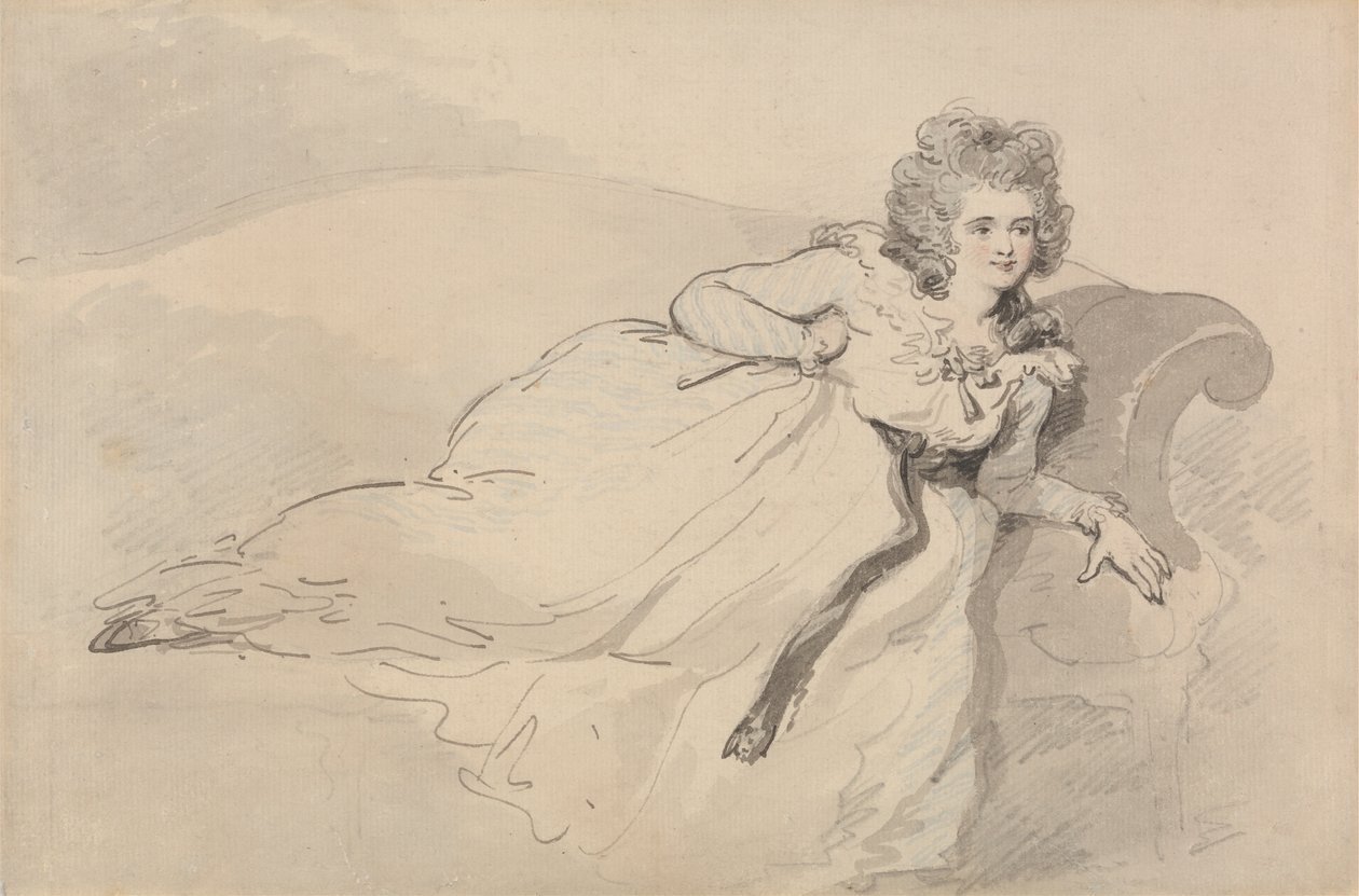 Mrs Abington av Thomas Rowlandson