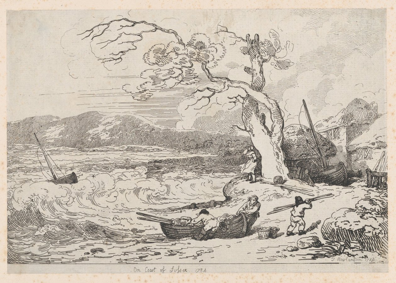 På kusten av Sussex, 1784-85., 1784-85. av Thomas Rowlandson