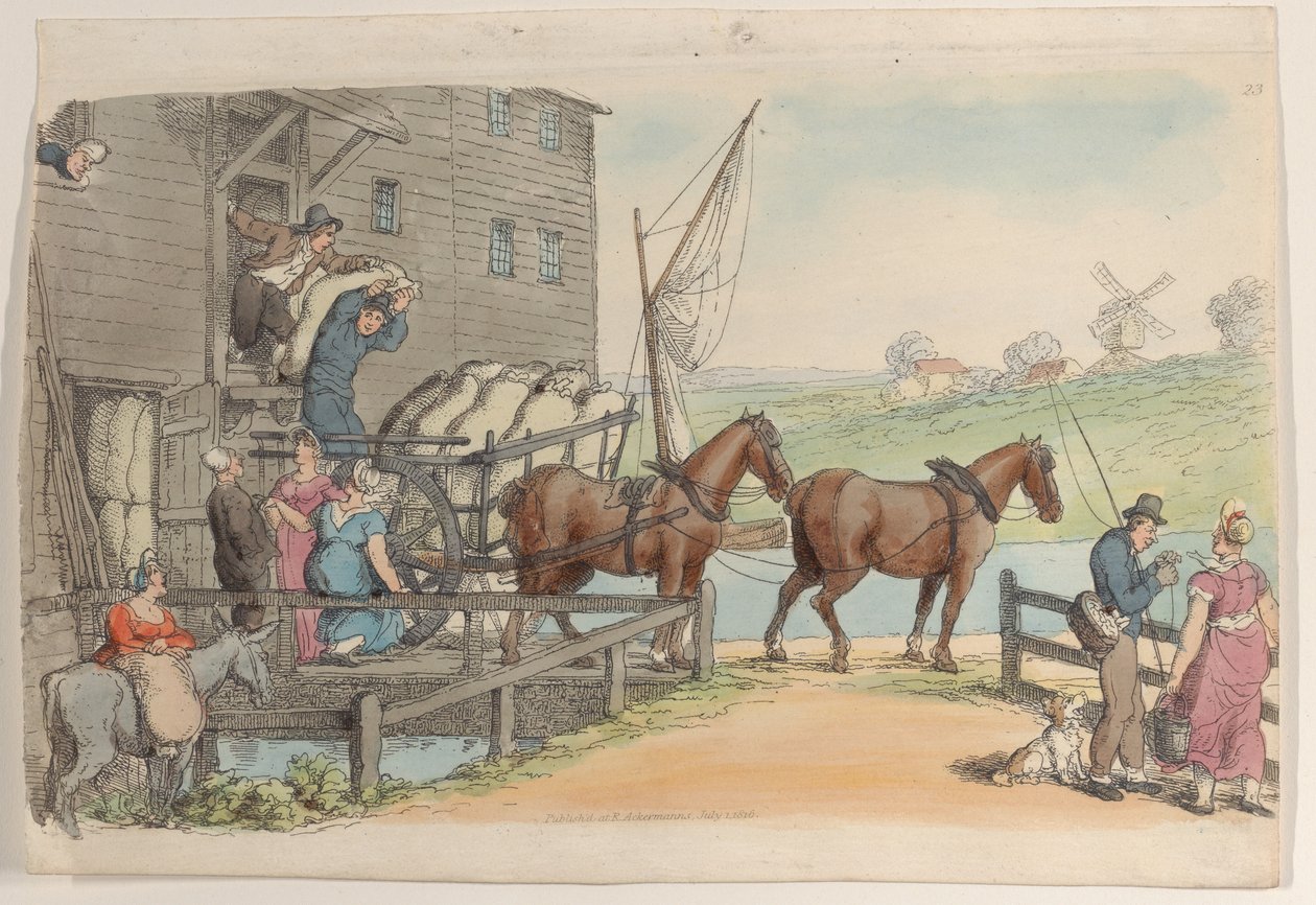 Tavla 23, från World in Miniature, 1816., 1816. av Thomas Rowlandson