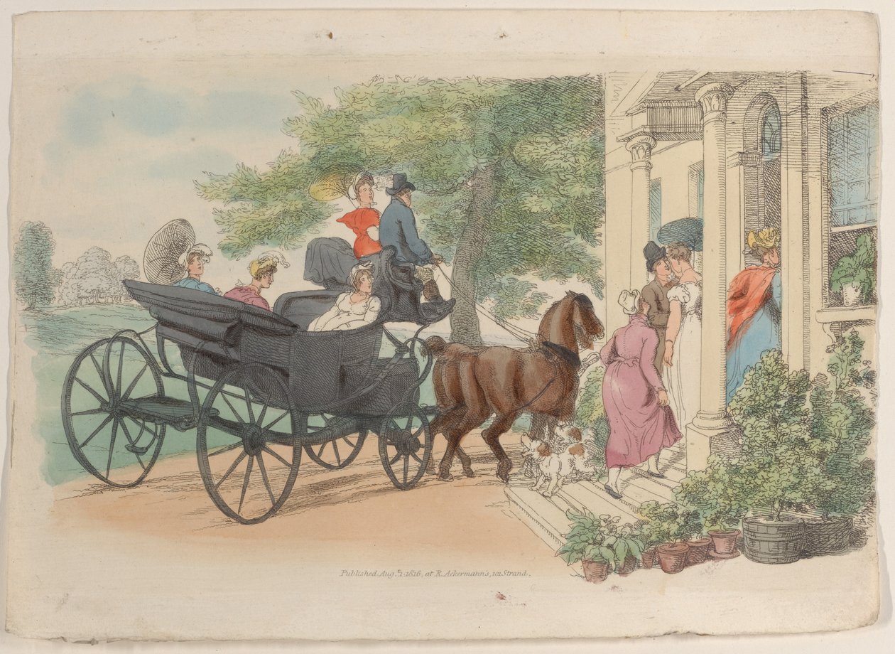 Tavla 28, från World in Miniature, 1816., 1816. av Thomas Rowlandson