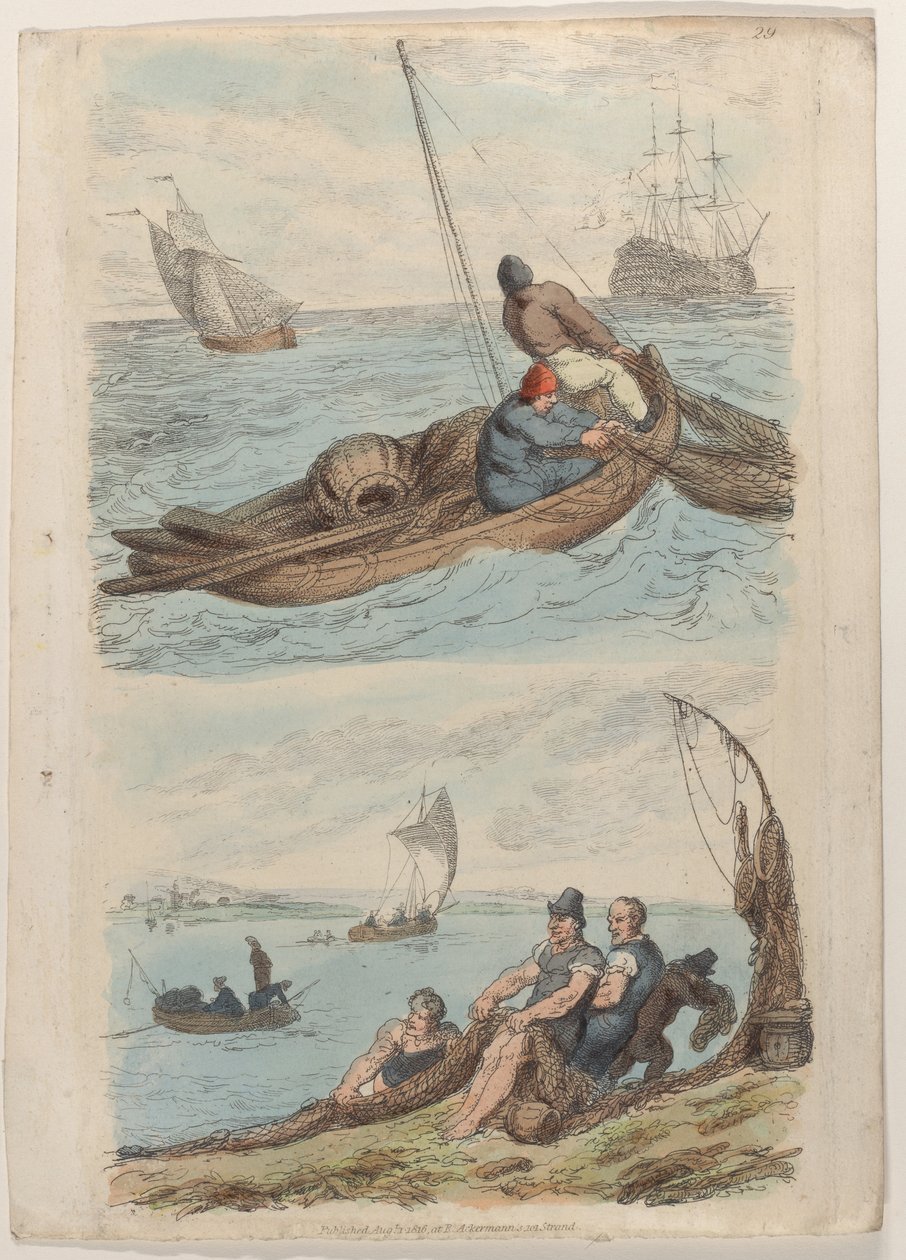 Tavla 29, från World in Miniature, 1816., 1816. av Thomas Rowlandson