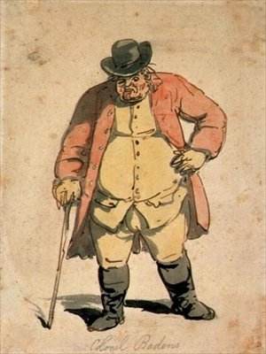 Porträtt av Joseph Boden, ca 1806-11 (akvarell, penna och bläck på papper) av Thomas Rowlandson
