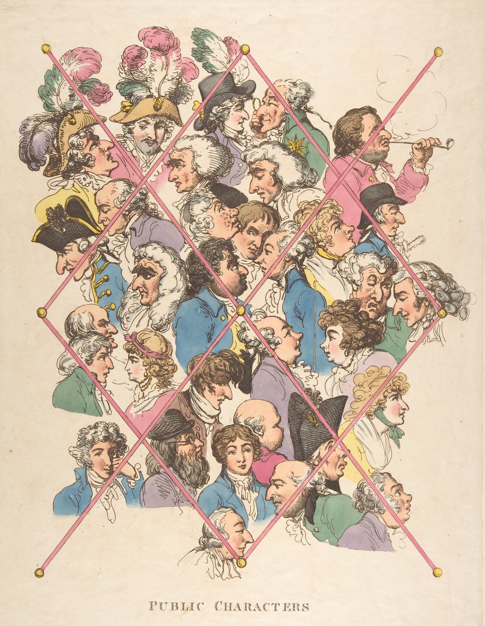 Offentliga karaktärer, 1 april 1801, 1 april 1801. av Thomas Rowlandson