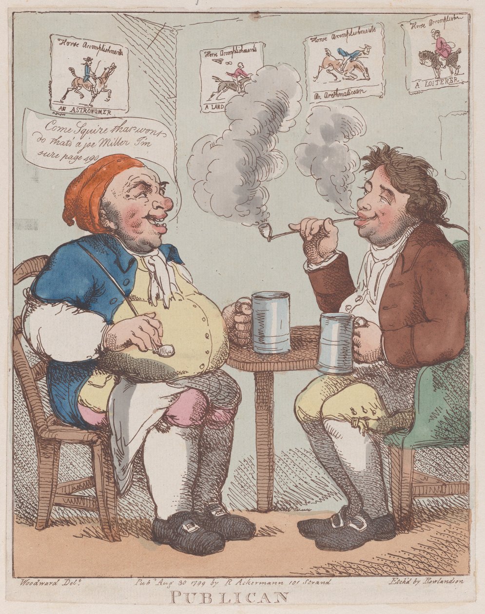 Publikan, 30 augusti 1799, 30 augusti 1799. av Thomas Rowlandson
