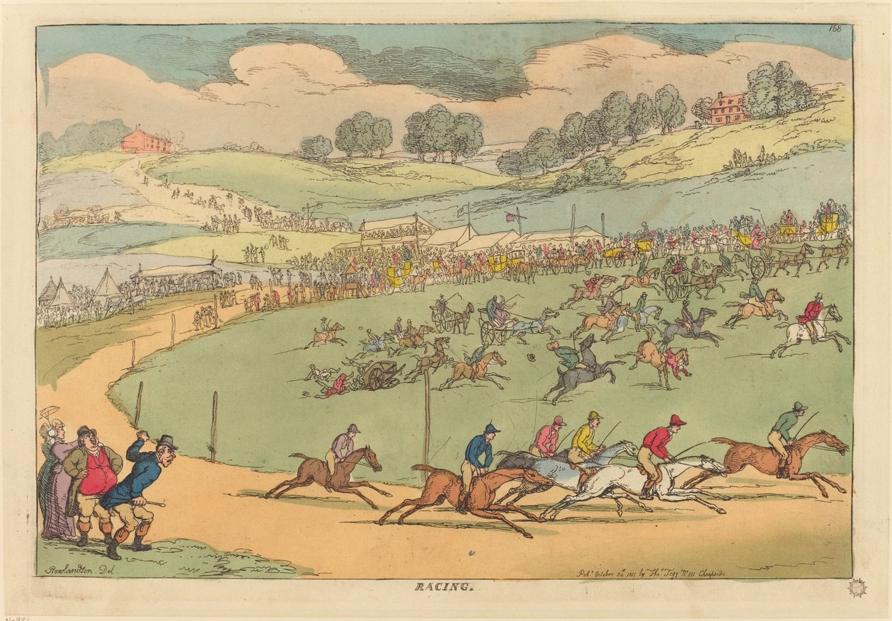 Tävlings av Thomas Rowlandson