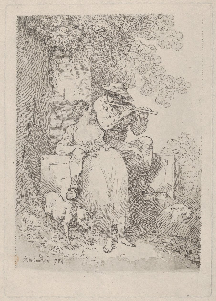 Vila från arbetet på soliga dagar, 1784-87., 1784-87. av Thomas Rowlandson