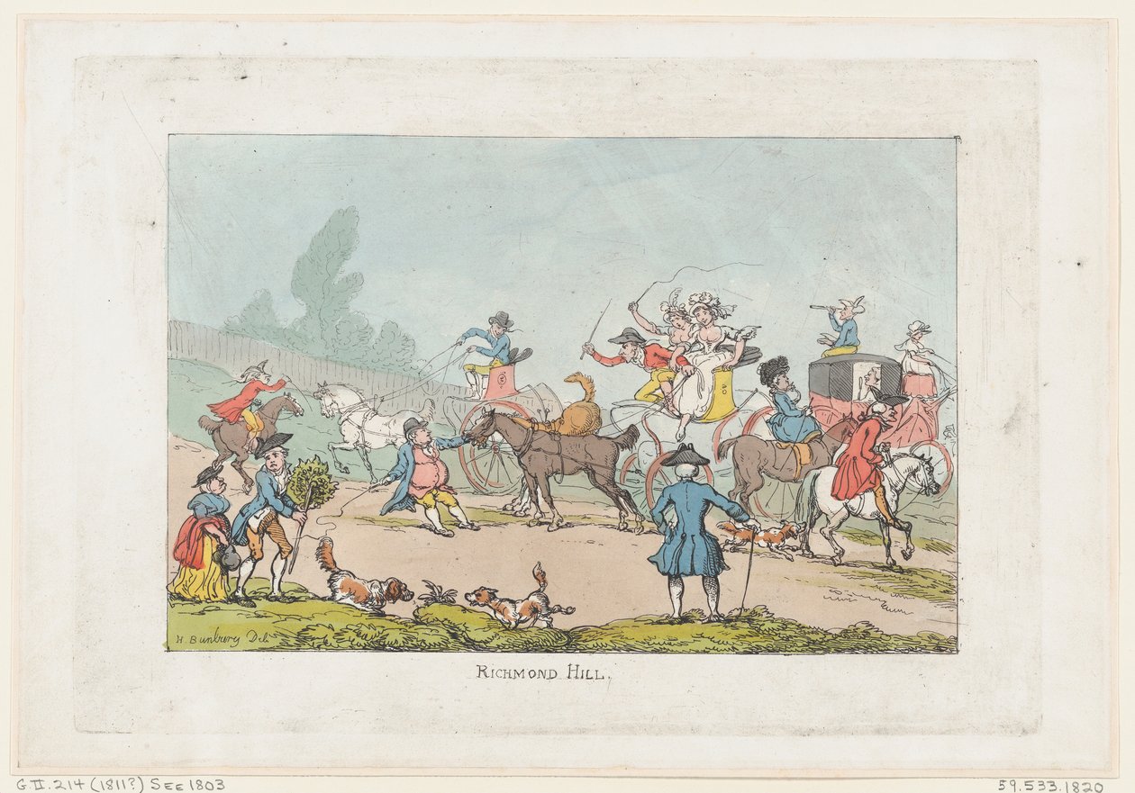 Richmond Hill, 1811, 1811. av Thomas Rowlandson