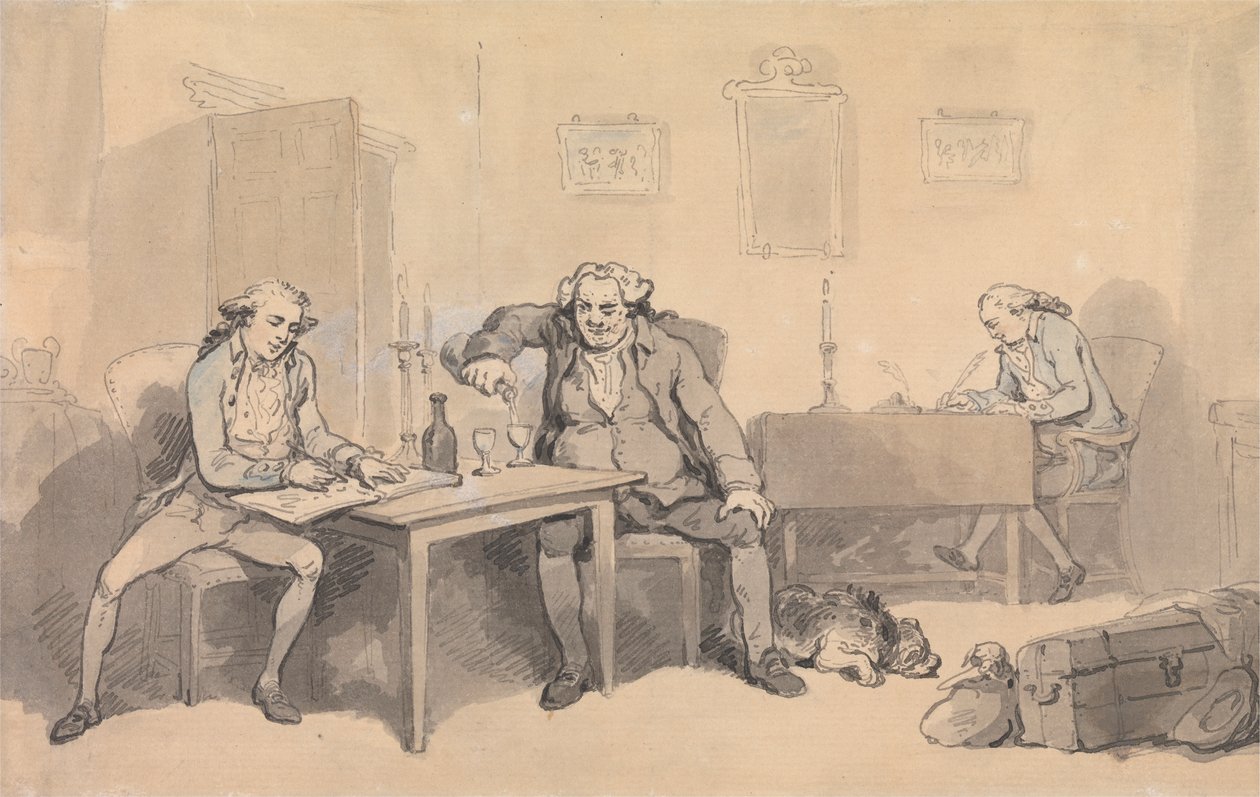 Rowlandson och Wigstead på turné av Thomas Rowlandson