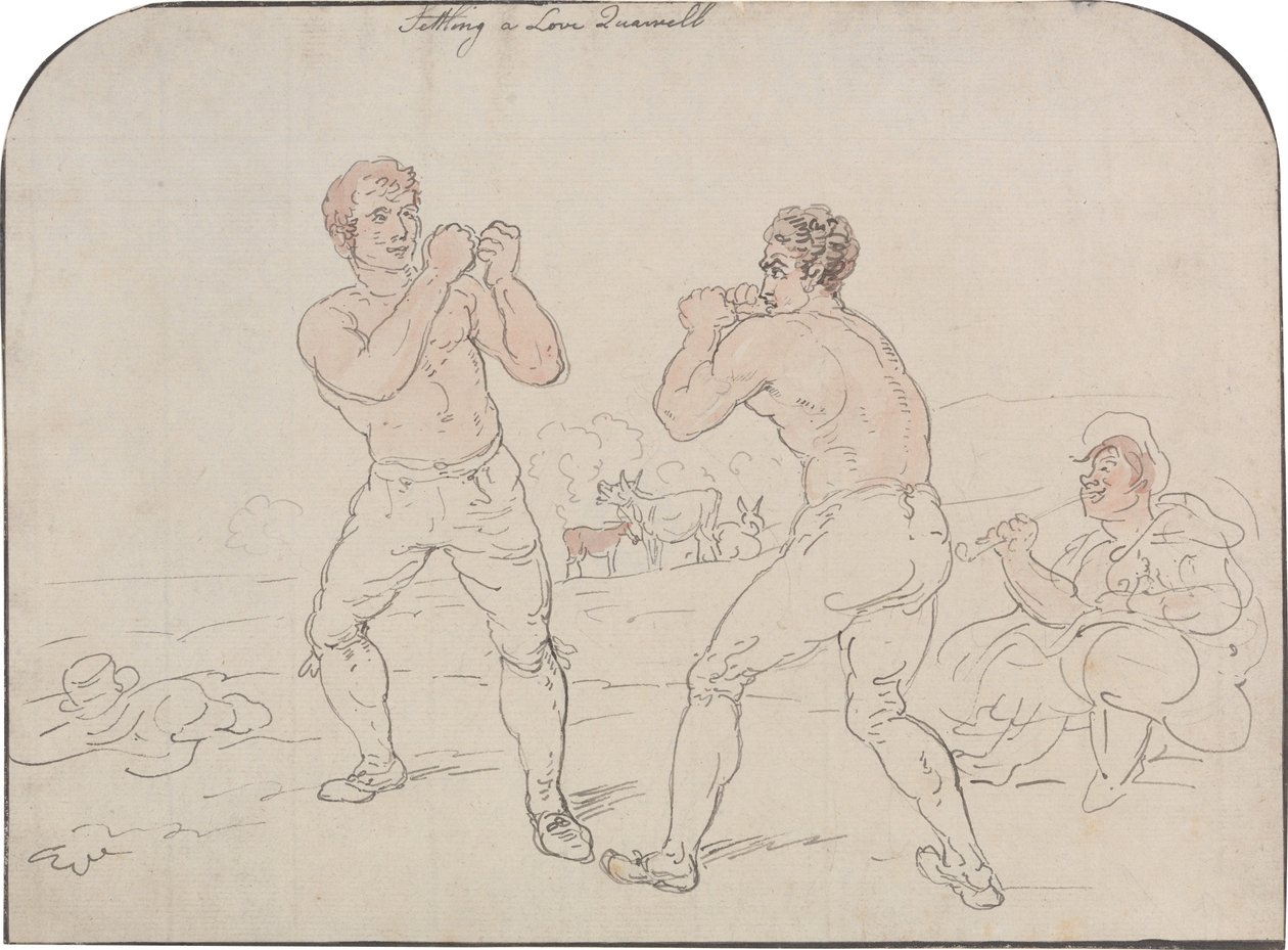 Att lösa ett kärleksgräl av Thomas Rowlandson