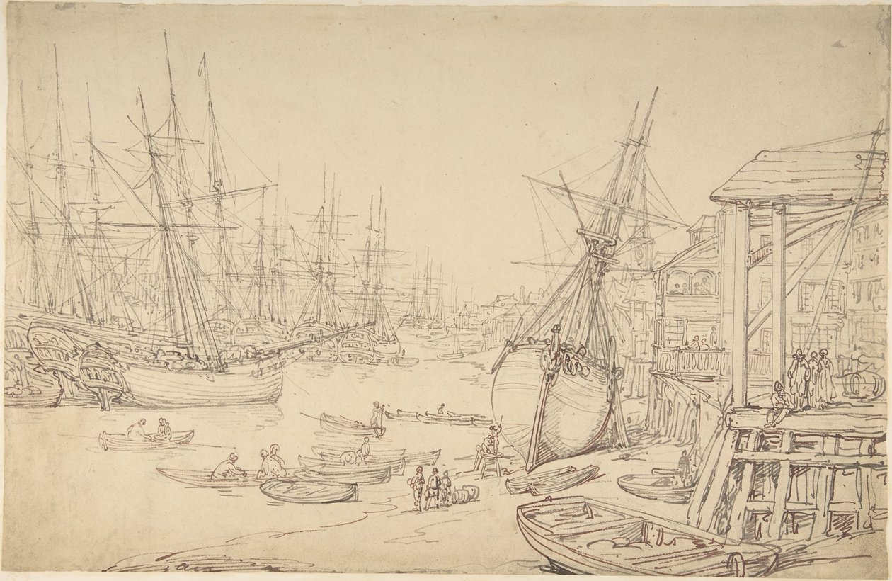 Varvet i Greenwich av Thomas Rowlandson