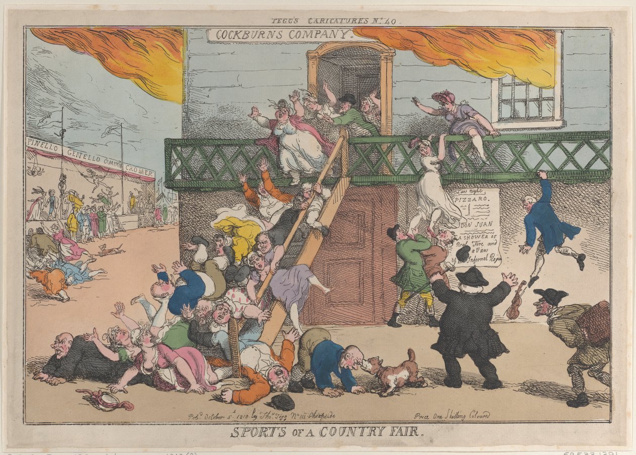 Sports of a Country Fair, 5 oktober 1810, 5 oktober 1810. av Thomas Rowlandson